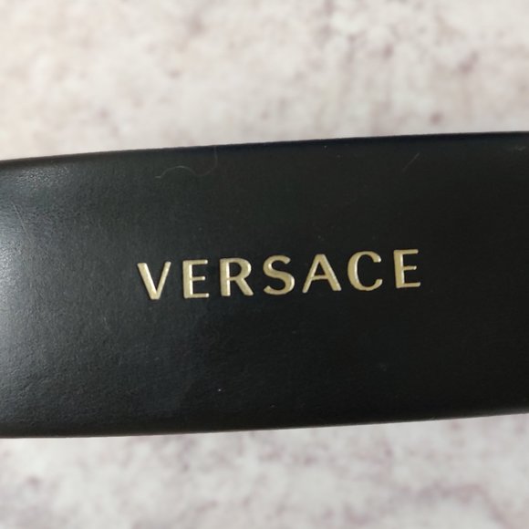 VERSACE Sunglasses, Gold details/Medusa emblems. Worn 3 times. main image 7
